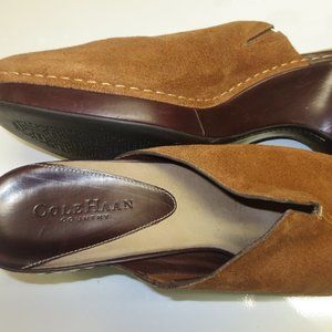 COLE HAAN suede slides